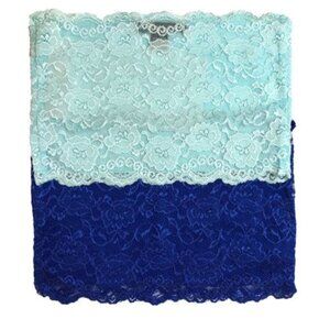 Bozzolo Bundle of 2 Floral Lace Scalloped Trim Bandeaus